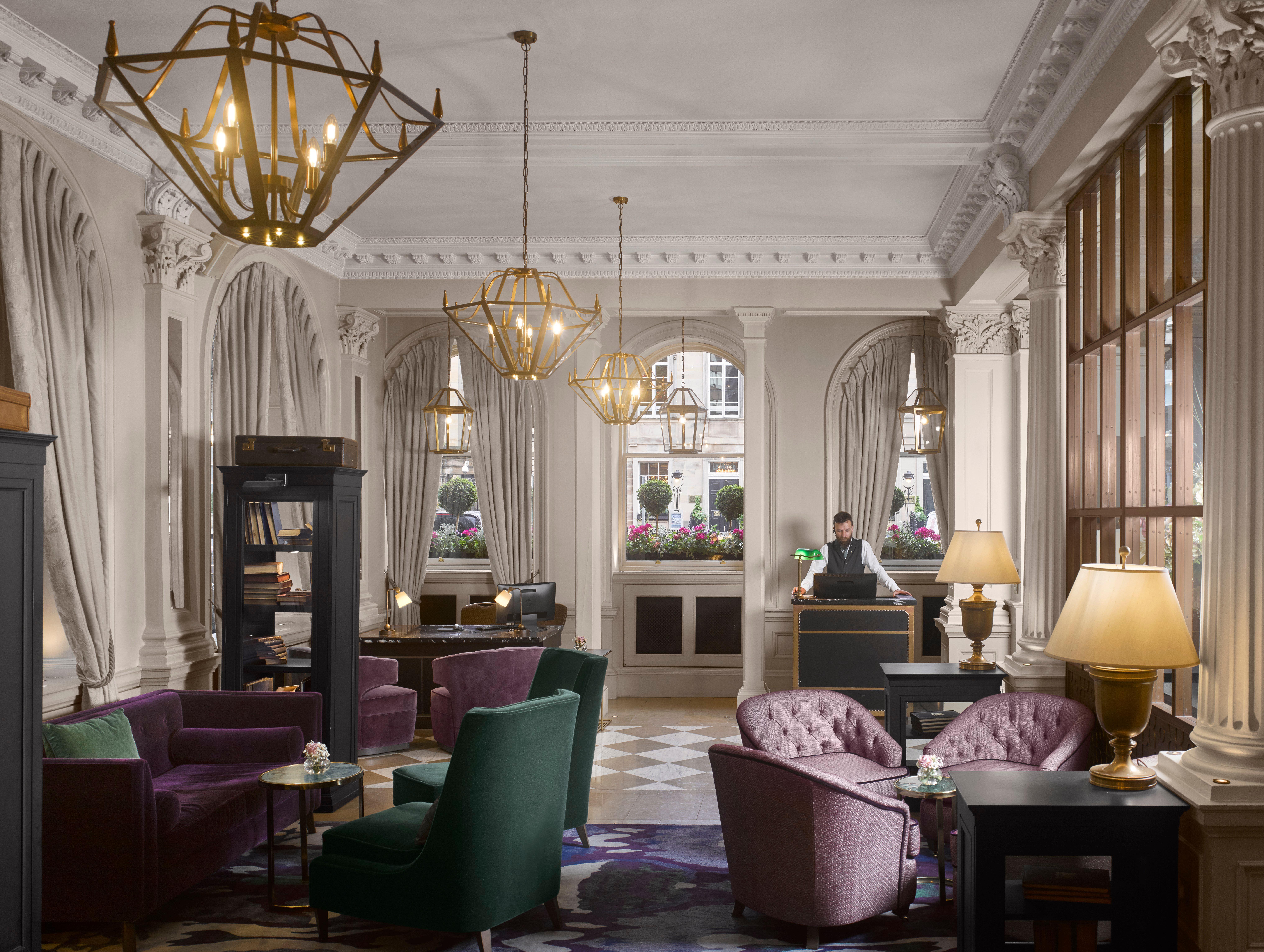 Intercontinental Edinburgh The George By Ihg Hotel Kültér fotó The hotel's lobby