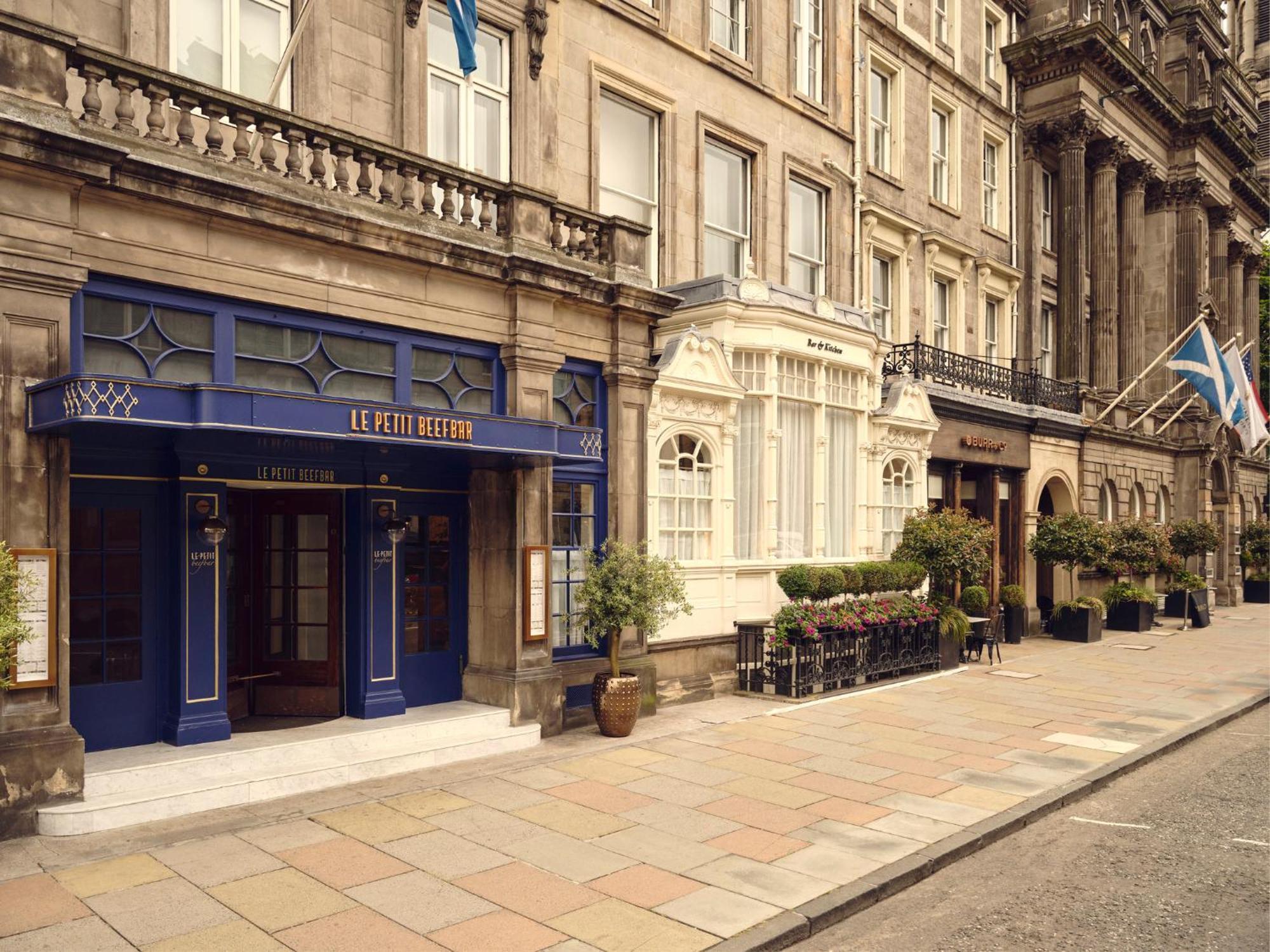 Intercontinental Edinburgh The George By Ihg Hotel Kültér fotó The hotel's entrance